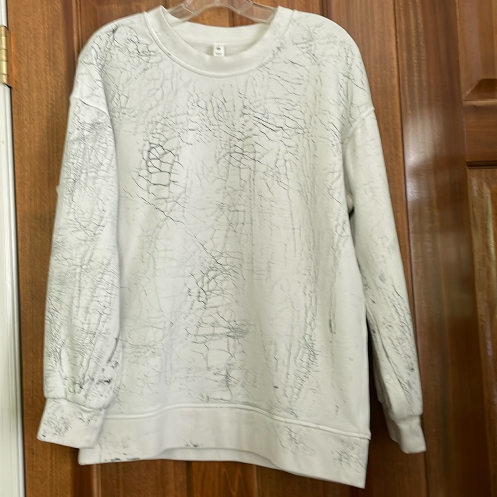 Lululemon Perfectly Oversized Crew Neck Sweatshirt Sz 2